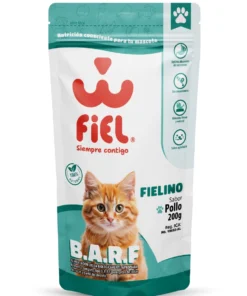Dieta B.A.R.F. de pollo para gatos