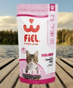 Dieta B.A.R.F. de ternera para gatos